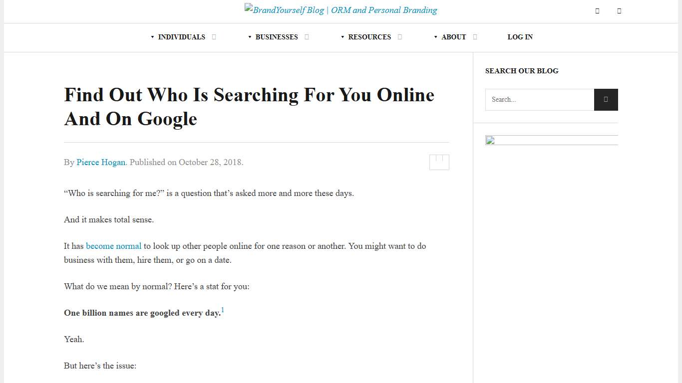 Find Out Who Is Searching For You Online And On Google