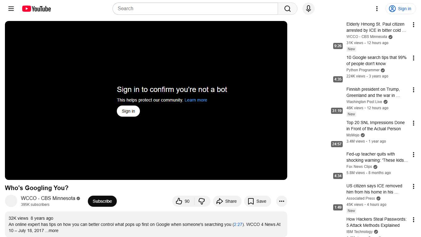 Who's Googling You? - YouTube